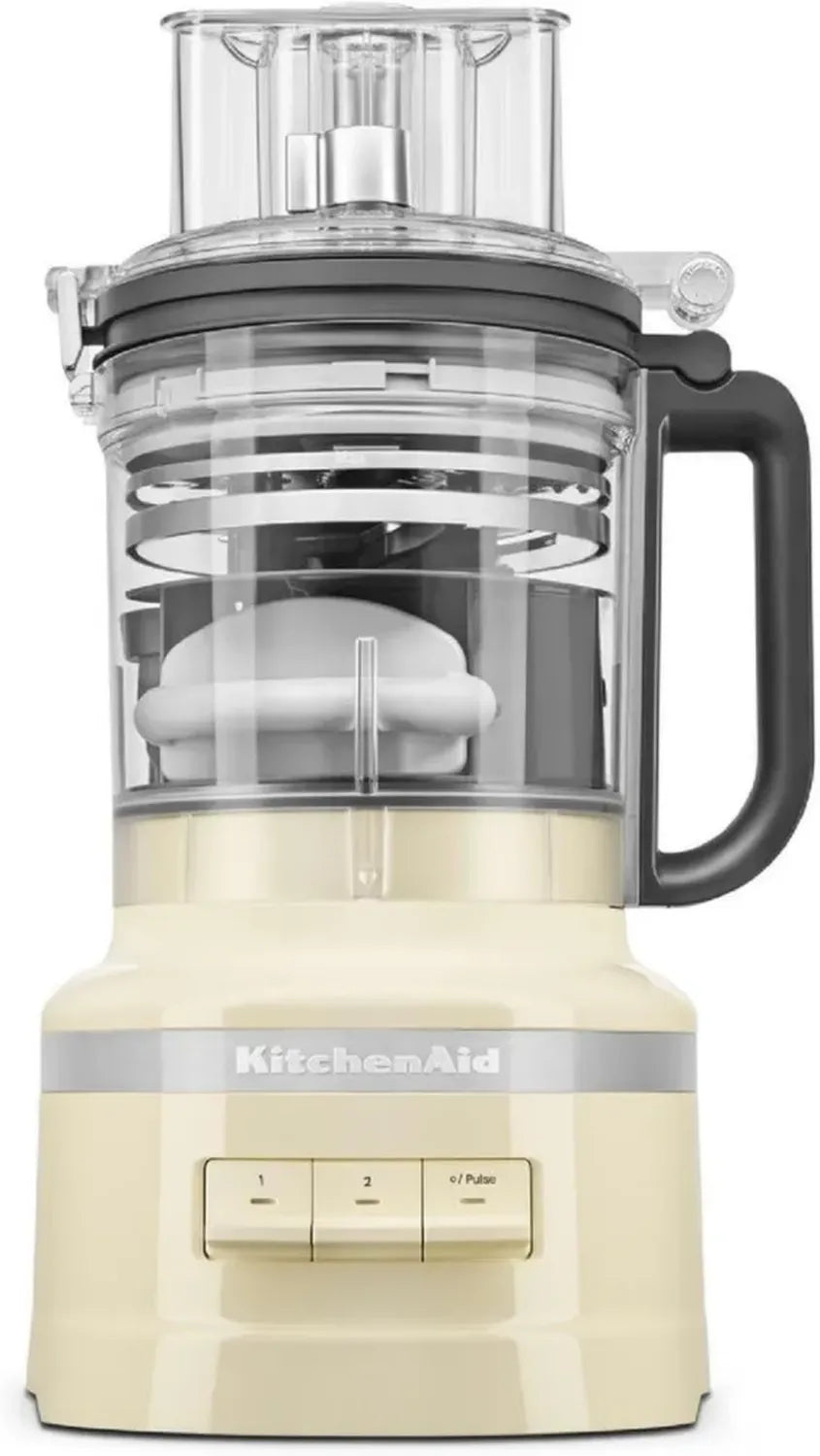 KitchenAid 3,1 L Küchenmaschine mit einstellbarer Schneidscheibe und Würfelzubehör, Creme
