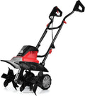 COSTWAY Elektrische Bodenfräse, 1500W, 43cm Breite, klappbar, 6 Messer